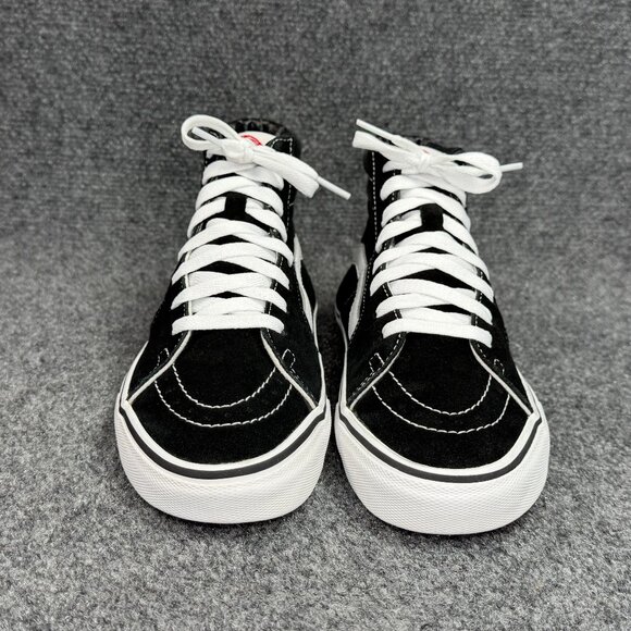 Vans Old Skool Sneakers Women's Size 8 Black Suede High Top Retro Athletic Shoes - Picture 2 of 11